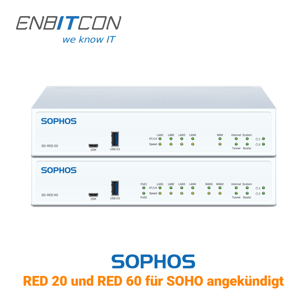 Sophos - RED 20 y RED 60 anunciadas para SOHO
