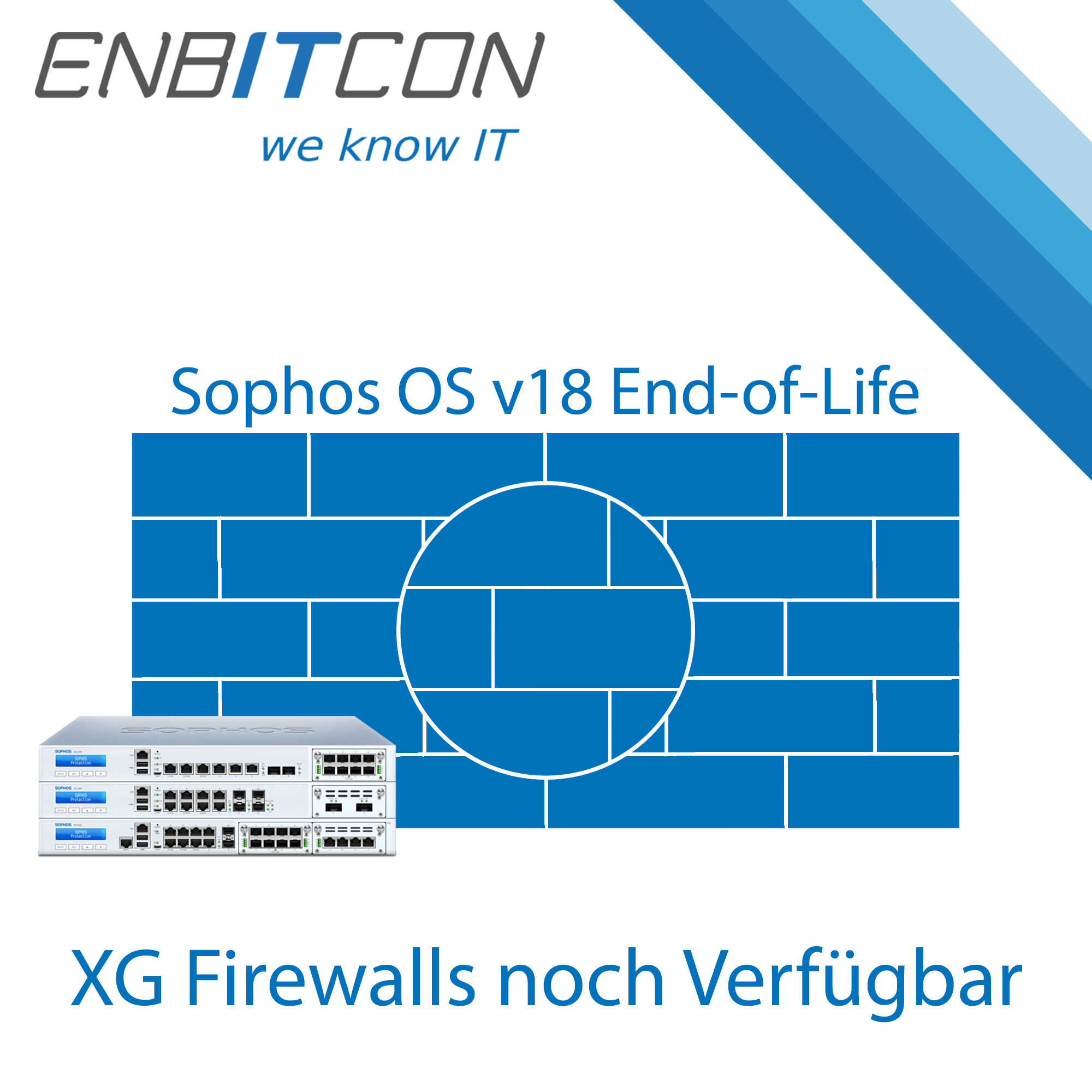 Fin del ciclo de vida de Sophos Firewall OS v18, los restantes cortafuegos XG disponibles