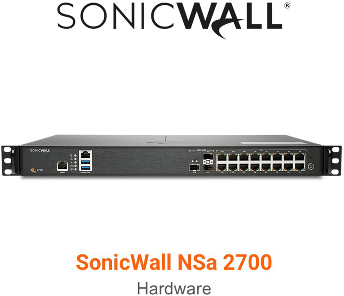 SonicWall NSA 2700 Network Security Appliance (End of Sale/Life)